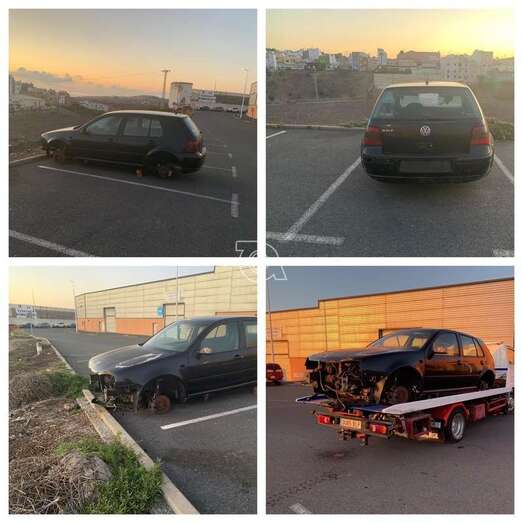 Vehículos retirados de la zona (Foto TA)